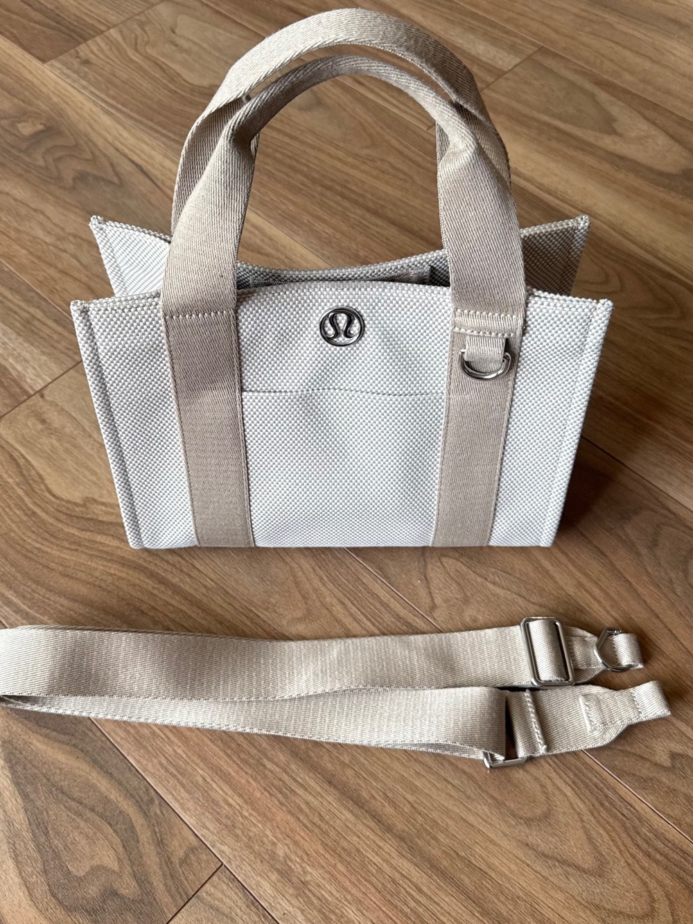Lululemon Two-Tone Canvas Mini Tote Bag 4.5L